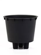 Кашпо для цветов «Микрит», 3.7 л, d=22 см, h=20 см, со вставкой, пластиковое, серое - Фото 4