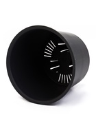 Кашпо для цветов «Микрит», 3.7 л, d=22 см, h=20 см, со вставкой, пластиковое, серое - Фото 5