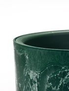 Кашпо для цветов «Микрит», 7.8 л, d=28 см, h=25.5 см, со вставкой, пластиковое, зелёное - Фото 2