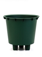 Кашпо для цветов «Микрит», 7.8 л, d=28 см, h=25.5 см, со вставкой, пластиковое, зелёное - Фото 4