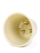 Кашпо для цветов «Рамона», 7.8 л, d=28 см, h=25.5 см, со вставкой, пластиковое, белое - Фото 5