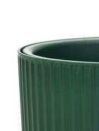 Кашпо для цветов «Рамона», 7.8 л, d=28 см, h=25.5 см, со вставкой, пластиковое, цвет нефрит - Фото 2