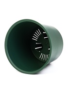 Кашпо для цветов «Рамона», 7.8 л, d=28 см, h=25.5 см, со вставкой, пластиковое, цвет нефрит - Фото 5