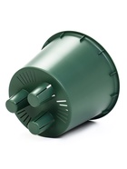 Кашпо для цветов «Рамона», 7.8 л, d=28 см, h=25.5 см, со вставкой, пластиковое, цвет нефрит - Фото 6