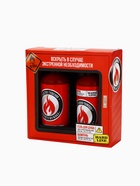 УЦЕНКА Подарочный набор «Тушение мужика»: гель для душа и шампунь для волос, 2×300 мл, HARD LINE - Фото 2