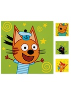 Салфетки бумажные «Три Кота. Играем вместе», 33×33 см, 20 шт. - Фото 1