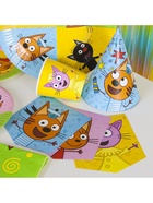 Салфетки бумажные «Три Кота. Играем вместе», 33×33 см, 20 шт. - Фото 2