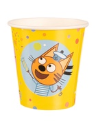 Стаканы одноразовые «Три Кота, Яркий праздник», набор 6 шт., 250 мл - Фото 3