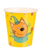 Стаканы одноразовые «Три Кота, Яркий праздник», набор 6 шт., 250 мл - Фото 4