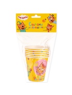 Стаканы одноразовые «Три Кота, Яркий праздник», набор 6 шт., 250 мл - Фото 6