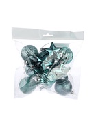 УЦЕНКА Набор украшений пластик 13 шт "Мелодия" звезда, 6 см, зелёный - Фото 9