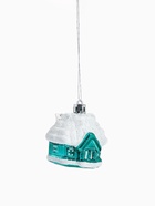 УЦЕНКА Набор украшений пластик 6 шт " Домик " (4 шара, 2 домика) 6 см, зелёный - Фото 7