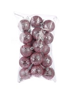 УЦЕНКА Набор шаров пластик d-4 см, 18 шт "Дженна" розовый - Фото 2
