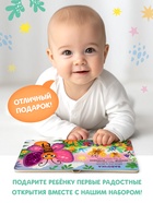 Набор 5 в 1 «Подарок малышу», 3 книги + 2 погремушки - фото 809612241