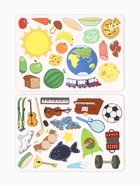 Большая книга с липучками «Мои первые липучки. Три кота», А4, 100 липучек - Фото 11