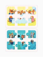 Большая книга с липучками «Мои первые липучки. Три кота», А4, 100 липучек - Фото 13