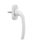 Ручка для окон ПВХ ТУНДРА, алюминий и пластик, 32 мм, белая, набор 2 шт. - Фото 2