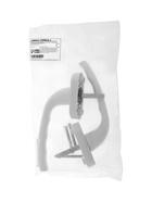 Ручка для окон ПВХ ТУНДРА, алюминий и пластик, 32 мм, белая, набор 2 шт. - Фото 6