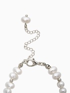 Браслет из бусин «Жемчуг. Рисовая жемчужина с сердцем», L=18 см, белый в серебре  (артикул 10936499)  большой выбор товаров оптом и в розницу по низким ценам с доставкой