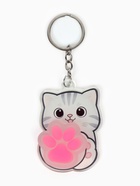 Брелок мялка антистресс «Лапка котика», для ключей, 5×7.3 см - Фото 3