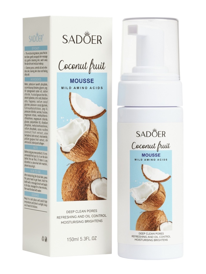 Пенка для умывания с экстрактом кокоса, 150 мл