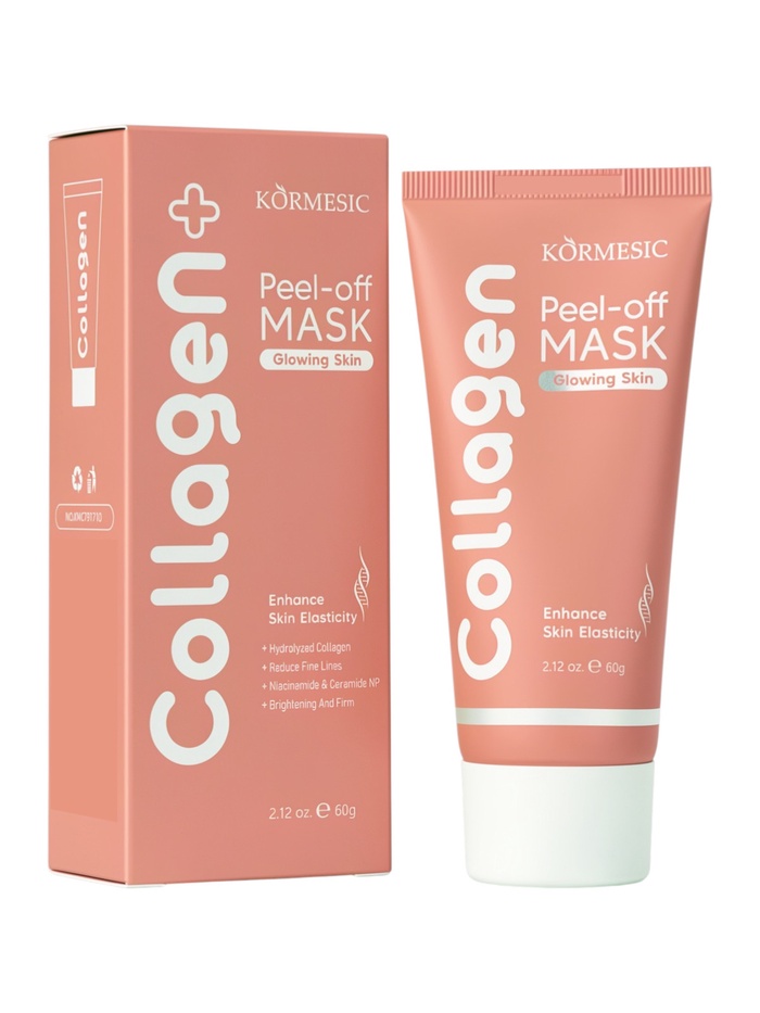 Маска для лица отшелушивающая с коллагеном KORMESIC, 60 г - Фото 1