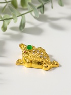Набор нэцкэ фигурок 6 шт. «Денежная жаба с монетой», металл под золото, подарочные, 4×5.4×2 см  (артикул 10957804)  большой выбор товаров оптом и в розницу по низким ценам с доставкой