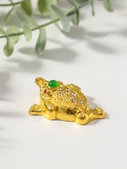Набор нэцкэ фигурок 6 шт. «Денежная жаба с монетой», металл под золото, подарочные, 4×5.4×2 см  (артикул 10957804)  большой выбор товаров оптом и в розницу по низким ценам с доставкой