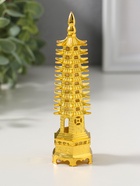 Набор нэцкэ фигурок 2 шт. «Пагода литературы», металл под золото, подарочные  (артикул 10957805)  большой выбор товаров оптом и в розницу по низким ценам с доставкой
