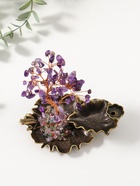 Подставка под благовония «Лягушка в фонтане у дерева», 72 камня, 8.5×13×15 см - Фото 6