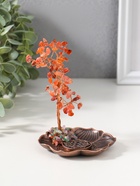 Подставка под благовония «Дерево на цветке», рыжий, 72 камня, 9×9×13.5 см  (артикул 10961724)  большой выбор товаров оптом и в розницу по низким ценам с доставкой