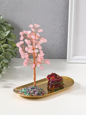 Денежное дерево декоративное «Сувенир бонсай. Денежная жаба», 60 камней, 8.5×17.8×11.5 см