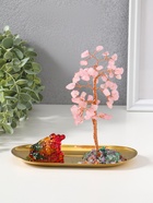 Денежное дерево декоративное «Сувенир бонсай. Денежная жаба», 60 камней, 8.5×17.8×11.5 см  (артикул 10961726)  большой выбор товаров оптом и в розницу по низким ценам с доставкой