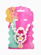 Набор детский «Выбражулька. Жемчуг», 3 предмета: бусы, кольцо, кольцо, желтый, белый  (артикул 10967665)  большой выбор товаров оптом и в розницу по низким ценам с доставкой