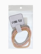 Браслеты цепочки «Плетение», набор 3 шт. тянется, d=7 см, серебро, бронза, золото - Фото 6