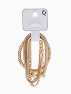 Браслеты «Стиль. Плетение и Звенья», набор 4 шт. L=17 см, белый в золоте - Фото 4