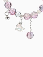 Браслет с подвесками «Сахарный», лошадка, шар №10/8, d=6 см, фиолетово-розовый в серебре  (артикул 10967906)  большой выбор товаров оптом и в розницу по низким ценам с доставкой