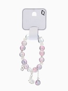 Браслет с подвесками «Сахарный», лошадка, шар №10/8, d=6 см, фиолетово-розовый в серебре  (артикул 10967906)  большой выбор товаров оптом и в розницу по низким ценам с доставкой