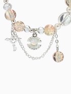 Браслет с подвесками «Сахарный», ракушка, шар №10/8, d=6 см, шампань в серебре  (артикул 10967911)  большой выбор товаров оптом и в розницу по низким ценам с доставкой