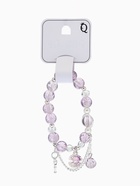 Браслет с подвесками «Сахарный», ракушка, шар №10/8, d=6 см, сиреневый в серебре  (артикул 10967912)  большой выбор товаров оптом и в розницу по низким ценам с доставкой