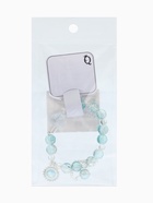 Браслет с подвесками «Сахарный», диск, сердечко, шар №10, d=6 см, бело-голубой в серебре  (артикул 10967913)  большой выбор товаров оптом и в розницу по низким ценам с доставкой