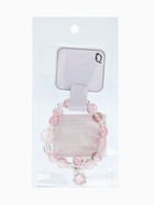 Браслет с подвесками «Сахарный», ромб, сердечко, шар №10, d=6 см, бело-розовый в серебре  (артикул 10967914)  большой выбор товаров оптом и в розницу по низким ценам с доставкой