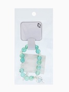 Браслет с подвесками «Сахарный», сердце, искра. шар № 10/8, d=6 см, зелено-голубой в серебре  (артикул 10967932)  большой выбор товаров оптом и в розницу по низким ценам с доставкой