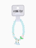 Браслет "Тюльпанчик" шар №8, цвет голубой - Фото 4