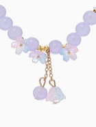 Браслет "Цветы Незабудки" шар №8, цвет фиолетовый - Фото 2