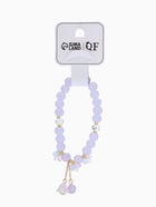 Браслет "Цветы Незабудки" шар №8, цвет фиолетовый - Фото 4