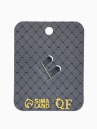 Брошь «Флаг России», триколор в серебре - фото 121985288