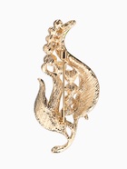 Брошь «Стручок гороха», бело-зелёная в золоте  (артикул 10968251)  большой выбор товаров оптом и в розницу по низким ценам с доставкой