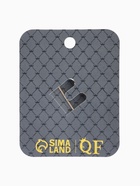 Брошь «Стручок гороха», белый, зелёная в золоте - Фото 5