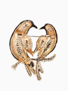 Брошь «Птицы парные», цветная в золоте  (артикул 10968253)  большой выбор товаров оптом и в розницу по низким ценам с доставкой